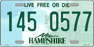 NH license plate 1450577