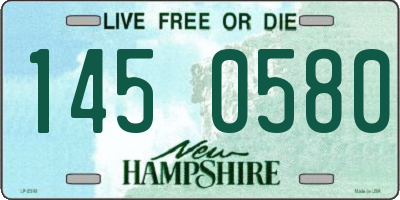 NH license plate 1450580