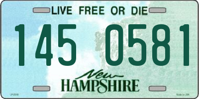 NH license plate 1450581