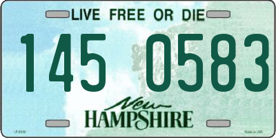 NH license plate 1450583