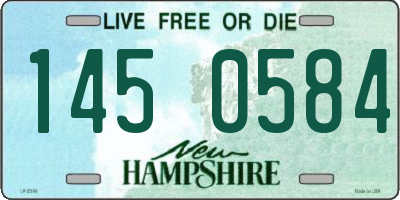 NH license plate 1450584