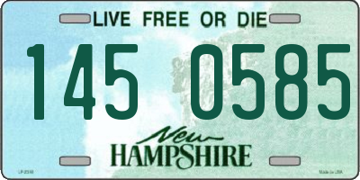 NH license plate 1450585