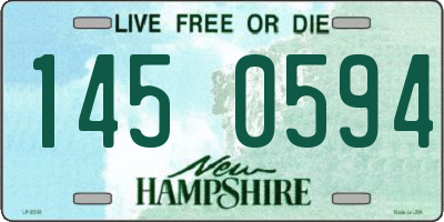 NH license plate 1450594