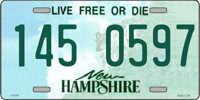 NH license plate 1450597
