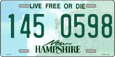 NH license plate 1450598