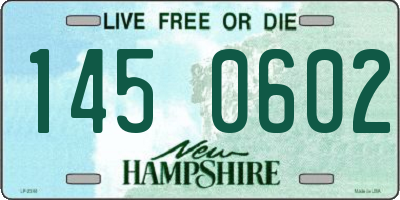 NH license plate 1450602