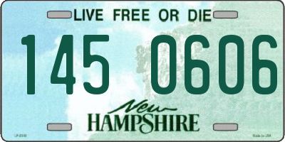 NH license plate 1450606