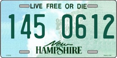 NH license plate 1450612