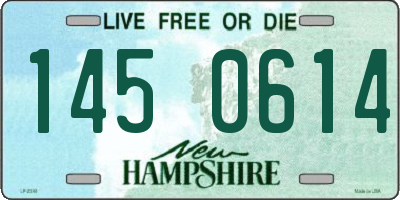 NH license plate 1450614