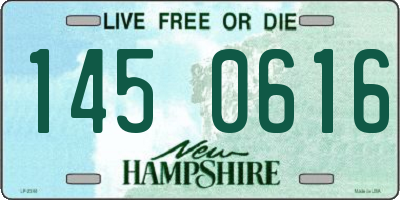 NH license plate 1450616