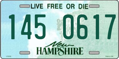 NH license plate 1450617