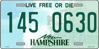 NH license plate 1450630
