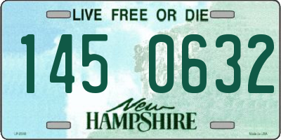 NH license plate 1450632