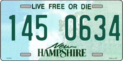 NH license plate 1450634