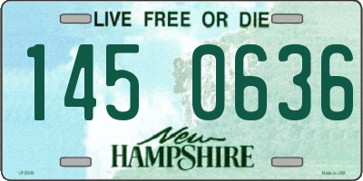 NH license plate 1450636