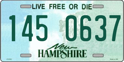 NH license plate 1450637