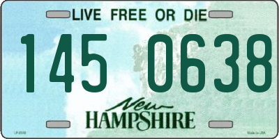 NH license plate 1450638