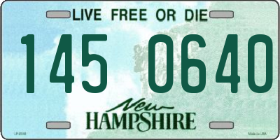 NH license plate 1450640