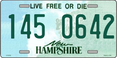 NH license plate 1450642