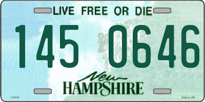 NH license plate 1450646