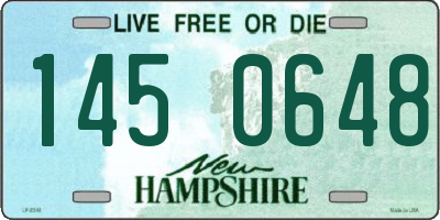 NH license plate 1450648