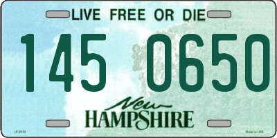NH license plate 1450650