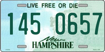 NH license plate 1450657