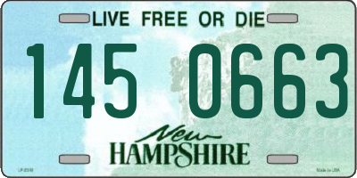 NH license plate 1450663
