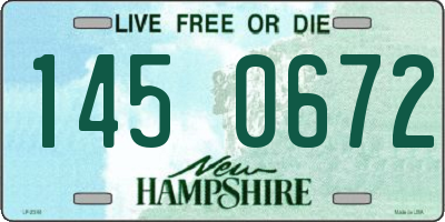 NH license plate 1450672
