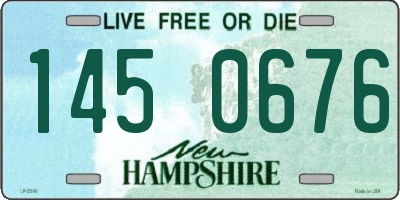 NH license plate 1450676
