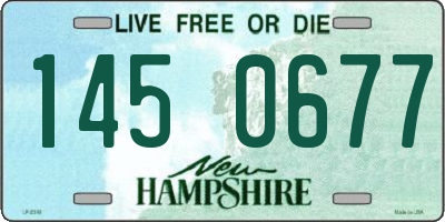 NH license plate 1450677