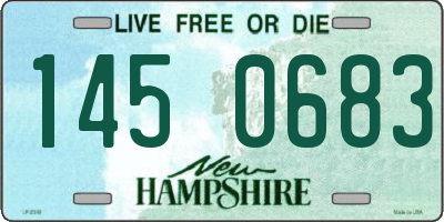 NH license plate 1450683