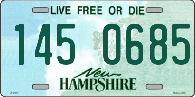 NH license plate 1450685