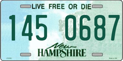 NH license plate 1450687