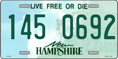 NH license plate 1450692