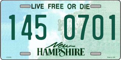 NH license plate 1450701
