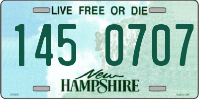 NH license plate 1450707