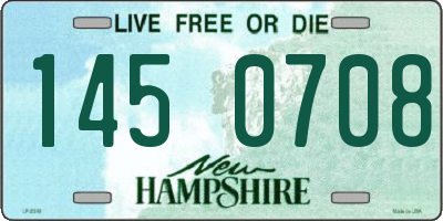 NH license plate 1450708