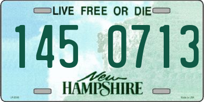 NH license plate 1450713