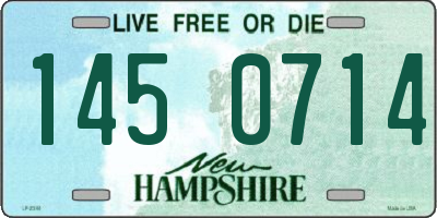 NH license plate 1450714