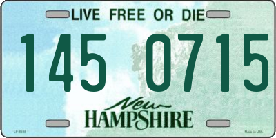 NH license plate 1450715