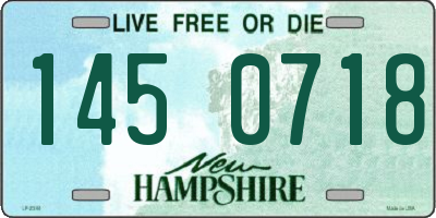 NH license plate 1450718