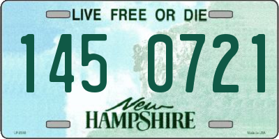 NH license plate 1450721