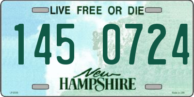 NH license plate 1450724