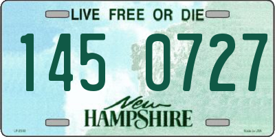 NH license plate 1450727