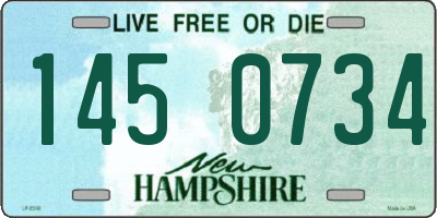 NH license plate 1450734
