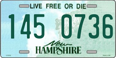 NH license plate 1450736