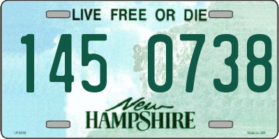 NH license plate 1450738