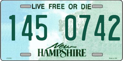 NH license plate 1450742