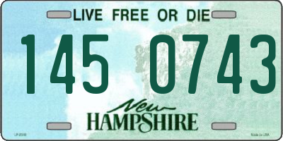 NH license plate 1450743